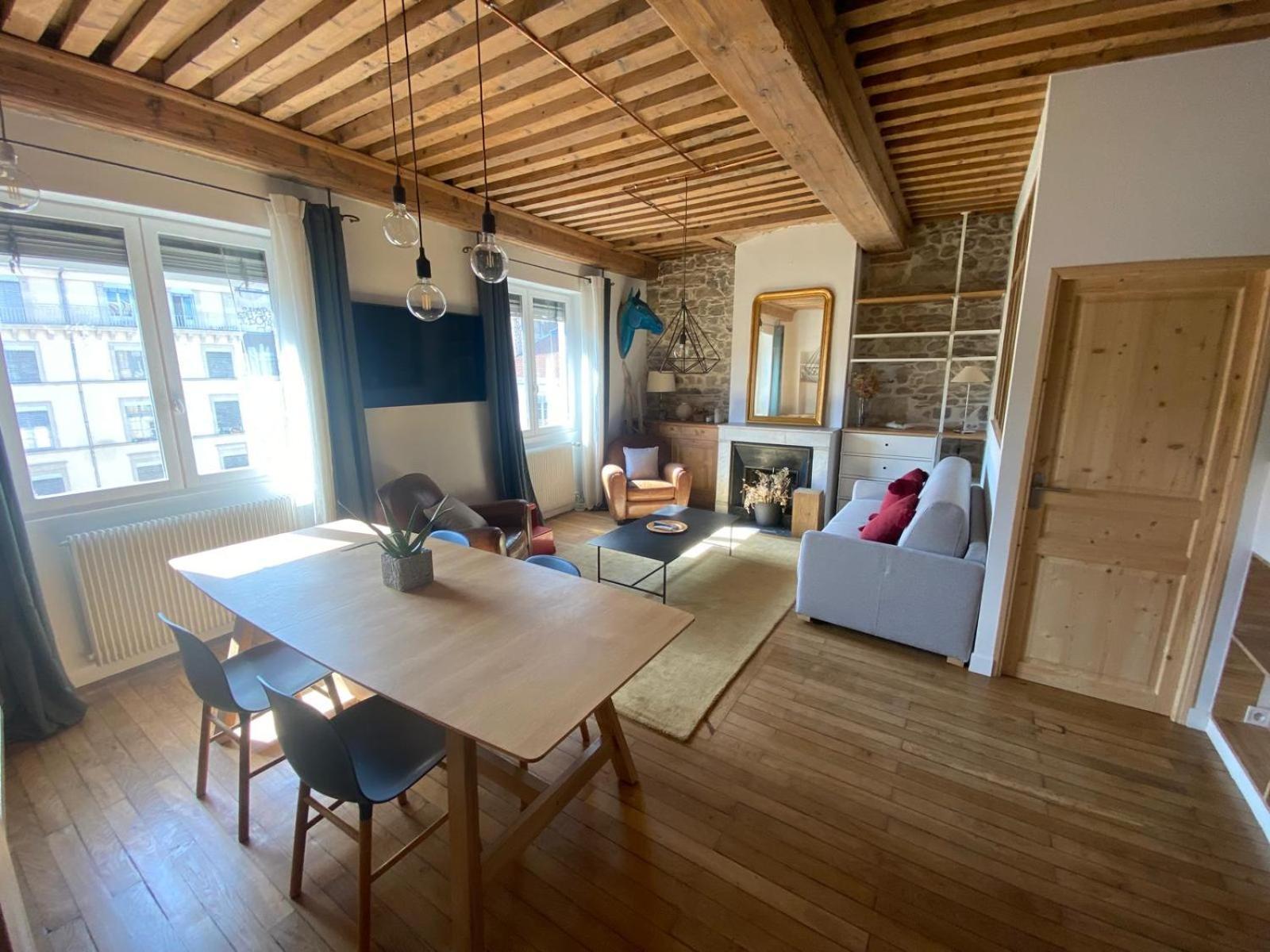 Appartement T3 Hyper Centre De Lyon, Super Vue Fourviere Экстерьер фото
